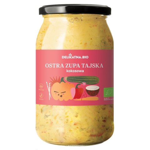 ZUPA TAJSKA OSTRA KOKOSOWA BIO 900 ml - DELIKATNA DELIKATNA (kombucha, kimchi, zakwas)