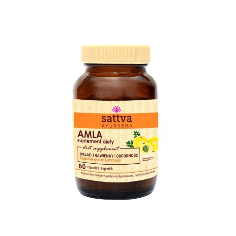 AMLA EKSTRAKT (450 mg) 60 KAPSUŁEK - SATTVA SATTVA (kosmetyki ajurwedyjskie, kadzidełka)