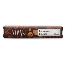 BATON MLECZNA CZEKOLADA Z NADZIENIEM ESPRESSO I HERBATNIKAMI BIO 40 g - VIVANI VIVANI (czekolady, batony, kakao instant)