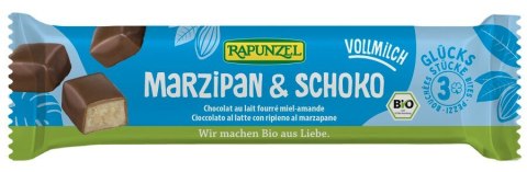 BATONIKI MARCEPANOWE Z MIODEM W CZEKOLADZIE MLECZNEJ BIO 50 g - RAPUNZEL RAPUNZEL (makarony, czekolady, oleje, kremy orz.)