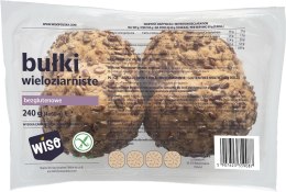 BUŁKI KAJZERKI WIELOZIARNISTE BEZGLUTENOWE (4 szt.) 240 g - WISO WISO (pieczywo bezglutenowe)