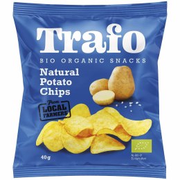 CHIPSY ZIEMNIACZANE NATURALNE SOLONE BIO 40 g - TRAFO TRAFO (chipsy warzywne i ziemniaczne)
