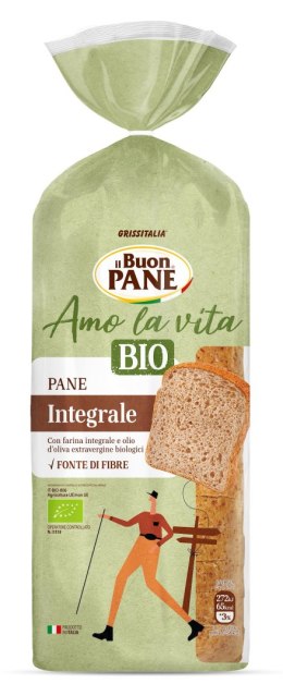 CHLEB TOSTOWY PEŁNOZIARNISTY KROJONY BIO 400 g - IL BUON PANE IL BUON PANE (chleby tostowe)