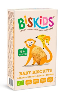 CIASTECZKA BANANOWE OD 6 MIESIĄCA BIO 120 g - BISKIDS BISKIDS (ciastka dla dzieci)