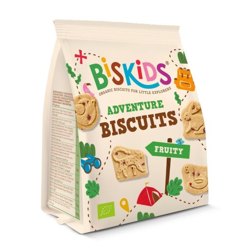 CIASTECZKA WIELOZBOŻOWE JABŁKOWE ZWIERZĘTA BIO 100 g - BISKIDS BISKIDS (ciastka dla dzieci)