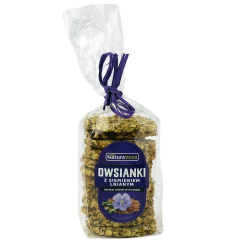 CIASTKA OWSIANKI Z SIEMIENIEM LNIANYM 175 g - NATURAVENA NATURAVENA