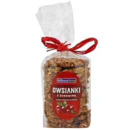 CIASTKA OWSIANKI Z ŻURAWINĄ 175 g - NATURAVENA NATURAVENA