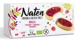 CIASTKA TARTALETKI Z DŻEMEM MALINOWYM BEZGLUTENOWE BIO 130 g - NATEN NATEN (ciastka bezglutenowe)