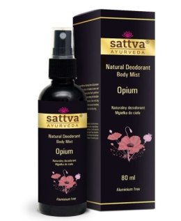 DEZODORANT - MGIEŁKA DO CIAŁA OPIUM 80 ml - SATTVA (AYURVEDA) SATTVA (kosmetyki ajurwedyjskie, kadzidełka)