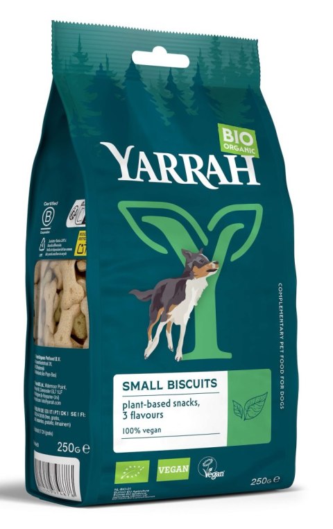 (DLA PSA MAŁEJ RASY) PRZYSMAK - CIASTKA ZBOŻOWE BIO 250 g - YARRAH YARRAH (karma dla kotów i psów)