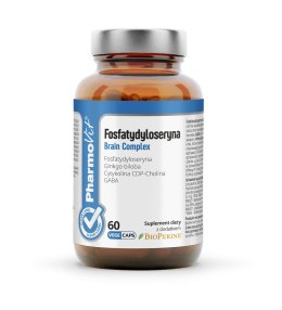 FOSFATYDYLOSERYNA BRAIN COMPLEX BEZGLUTENOWA 60 KAPSUŁEK - PHARMOVIT (CLEAN LABEL) PHARMOVIT (suplementy diety)