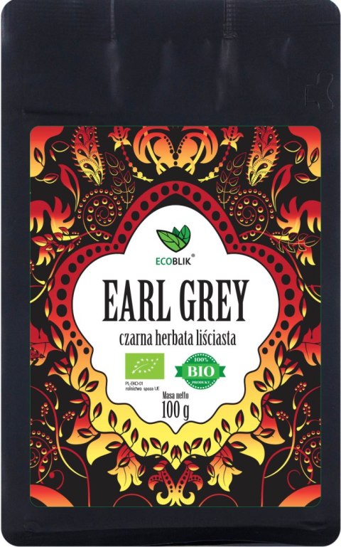 HERBATA CZARNA LIŚCIASTA EARL GREY BIO 100 g - ECOBLIK ECOBLIK (herbaty)