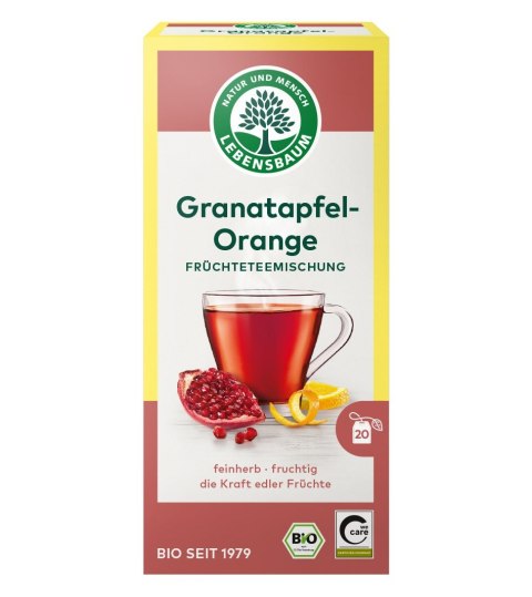 HERBATKA GRANAT - POMARAŃCZA BIO (20 x 2 g) 40 g - LEBENSBAUM LEBENSBAUM (przyprawy, herbaty, kawy)