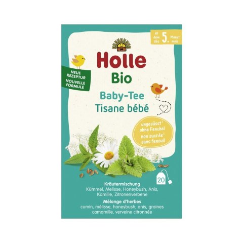 HERBATKA ZIOŁOWA BEZGLUTENOWA OD 5 MIESIĄCA BIO (20 x 1,5 g) 30 g - HOLLE HOLLE (żywność dla niemowląt)