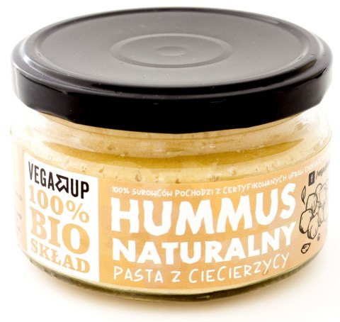 HUMMUS NATURALNY BIO 190 g - VEGA UP VEGA UP (pasztety i pasty vege)