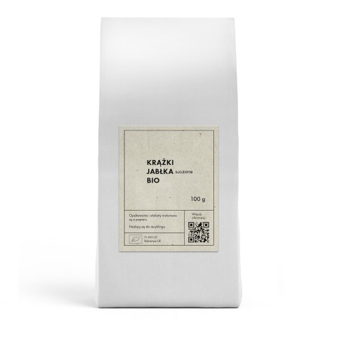 JABŁKA SUSZONE KRĄŻKI BEZGLUTENOWE BIO 100 g - THE PLANET THE PLANET (Zakupy przyjazne Ziemi)