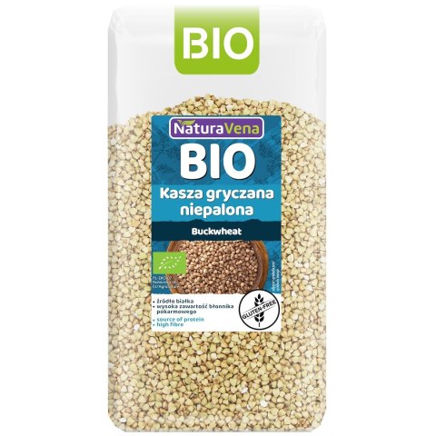 KASZA GRYCZANA NIEPALONA BEZGLUTENOWA BIO 500 g - NATURAVENA NATURAVENA