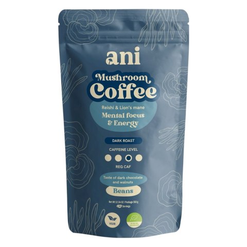 KAWA ZIARNISTA ARABICA Z REISHI I LION'S MANE BIO 350 g - ANI ANI (kawy)