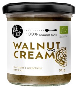 KREM Z ORZECHÓW WŁOSKICH PRAŻONYCH 100 % BIO 300 g - DIET-FOOD DIET-FOOD