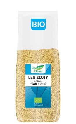 LEN ZŁOTY (SIEMIĘ LNIANE) BIO 1 kg - BIO PLANET BIO PLANET - seria NIEBIESKA (ryże, kasze, ziarna)