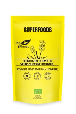 ŁUSKI BABKI JAJOWATEJ SPROSZKOWANE (BŁONNIK) BIO 150 g - BIO PLANET SUPERFOODS BIO PLANET - seria SUPERFOODS