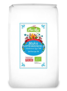 MĄKA ORKISZOWA CHLEBOWA TYP 700 BIO (POLSKA) 1 kg - BIO RAJ BIO RAJ (100 % z Polski)