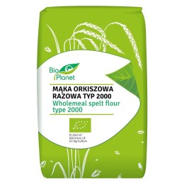 MĄKA ORKISZOWA RAZOWA TYP 2000 BIO 500 g - BIO PLANET BIO PLANET - seria MĄKI I SKROBIE