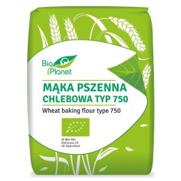 MĄKA PSZENNA CHLEBOWA TYP 750 BIO 1 kg - BIO PLANET BIO PLANET - seria MĄKI I SKROBIE