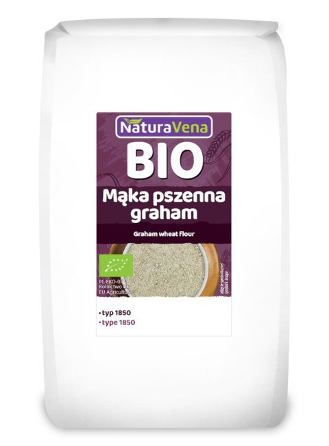MĄKA PSZENNA GRAHAM TYP 1850 BIO 1 kg - NATURAVENA NATURAVENA