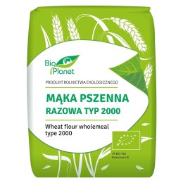 MĄKA PSZENNA RAZOWA TYP 2000 BIO 1 kg - BIO PLANET BIO PLANET - seria MĄKI I SKROBIE