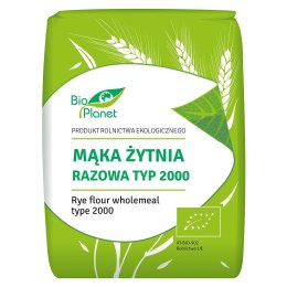 MĄKA ŻYTNIA RAZOWA TYP 2000 BIO 1 kg - BIO PLANET BIO PLANET - seria MĄKI I SKROBIE