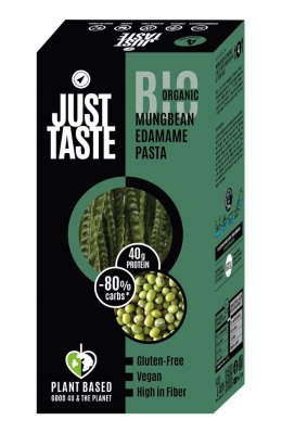 MAKARON PROTEINOWY (Z SOI EDAMAME I FASOLI MUNG) SPAGHETTI BEZGLUTENOWY BIO 250 g - JUST TASTE JUST TASTE (makarony)