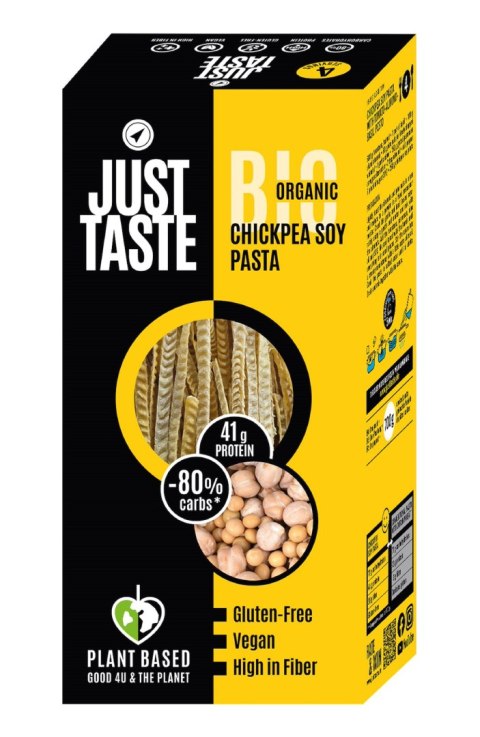 MAKARON PROTEINOWY (Z SOI I CIECIERZYCY) SPAGHETTI BEZGLUTENOWY BIO 250 g - JUST TASTE JUST TASTE (makarony)
