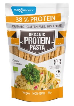 MAKARON PROTEINOWY (Z SOI ZIELONEJ I QUINOA) FETTUCCINE BEZGLUTENOWY BIO 200 g - MAXSPORT MAXSPORT (batony, kremy, makarony)