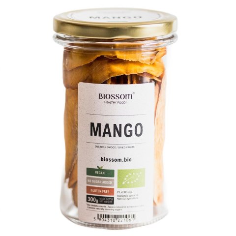 MANGO SUSZONE BEZGLUTENOWE BIO 300 g - BIOSSOM BIOSSOM (przekąski)