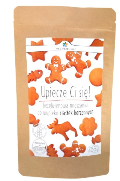MIESZANKA DO WYPIEKU CIASTEK KORZENNYCH BEZGLUTENOWA 600 g - PIĘĆ PRZEMIAN (PRODUKT SEZONOWY) PIĘĆ PRZEMIAN (produkty spożywcze)