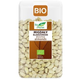 MIGDAŁY BLANSZOWANE BIO 1 kg - BIO PLANET BIO PLANET - seria BRĄZOWA (orzechy i pestki)