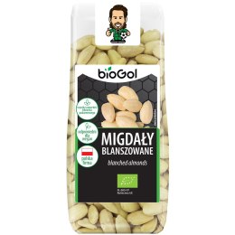 MIGDAŁY BLANSZOWANE BIO 100 g - BIOGOL BIOGOL (przekąski bez cukru, produkty śniadaniowe)