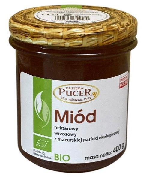 MIÓD WRZOSOWY BIO 400 g - PASIEKA PUCER PASIEKA PUCER (miody)