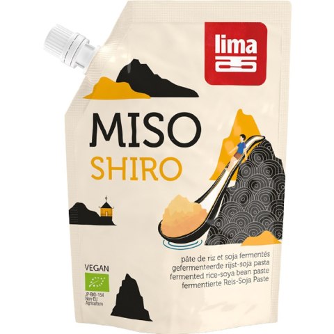 MISO SHIRO (PASTA Z RYŻU I SOI) BIO 300 g - LIMA LIMA (sosy sojowe, kawy zbożowe)
