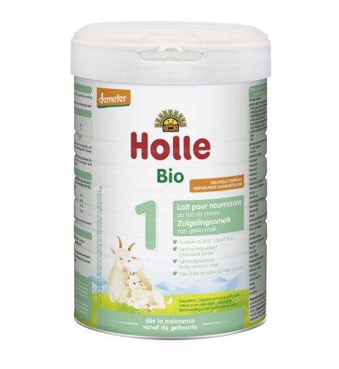 MLEKO KOZIE 1 POCZĄTKOWE DLA NIEMOWLĄT DEMETER BIO 800 g - HOLLE HOLLE (żywność dla niemowląt)