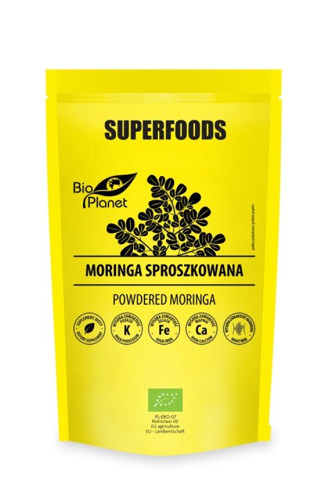 MORINGA SPROSZKOWANA BIO 150 g - BIO PLANET SUPERFOODS BIO PLANET - seria SUPERFOODS