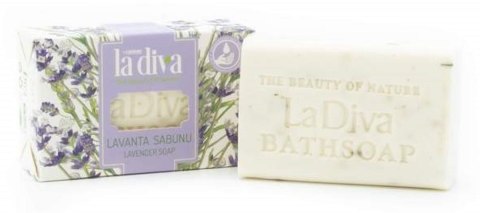 MYDŁO W KOSTCE LAWENDA 100 g - LA DIVA LA DIVA (mydła)