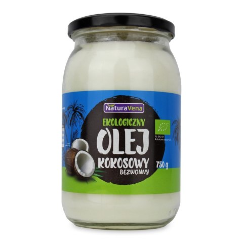 OLEJ KOKOSOWY BEZWONNY BIO 830 ml - NATURAVENA NATURAVENA
