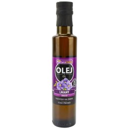 OLEJ LNIANY TŁOCZONY NA ZIMNO 250 ml - NATURAVENA NATURAVENA