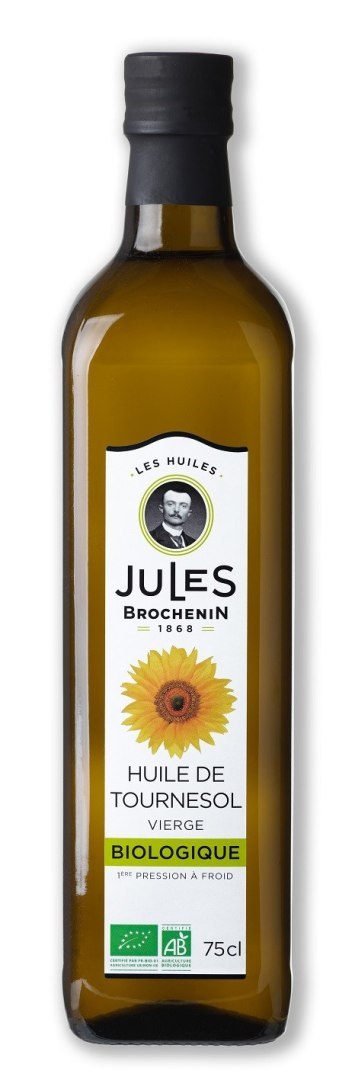 OLEJ SŁONECZNIKOWY TŁOCZONY NA ZIMNO BIO 750 ml - JULES BROCHENIN JULES BROCHENIN (włoska oliwa i oleje)
