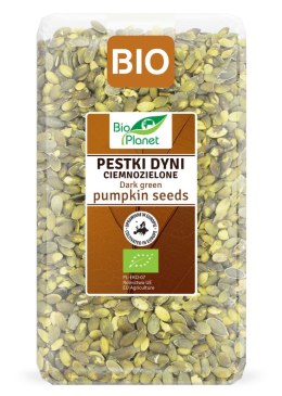 PESTKI DYNI CIEMNOZIELONE (UPRAWIANE W EUROPIE) BIO 1 kg - BIO PLANET BIO PLANET - seria BRĄZOWA (orzechy i pestki)