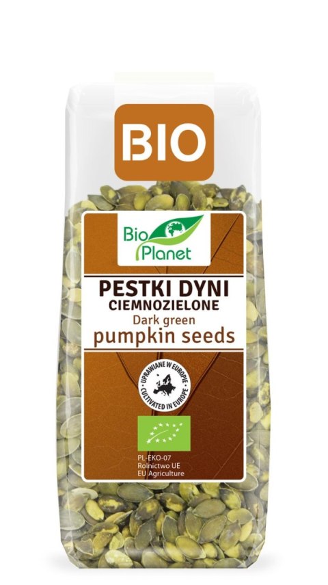 PESTKI DYNI CIEMNOZIELONE (UPRAWIANE W EUROPIE) BIO 150 g - BIO PLANET BIO PLANET - seria BRĄZOWA (orzechy i pestki)