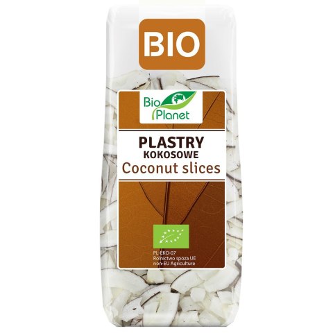 PLASTRY KOKOSOWE BIO 100 g - BIO PLANET BIO PLANET - seria BRĄZOWA (orzechy i pestki)