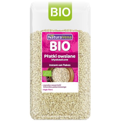 PŁATKI OWSIANE BŁYSKAWICZNE BIO 300 g - NATURAVENA NATURAVENA